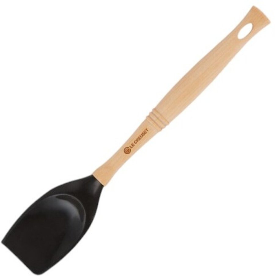 Le Creuset Professional Grydeske m. Trskaft, Sort